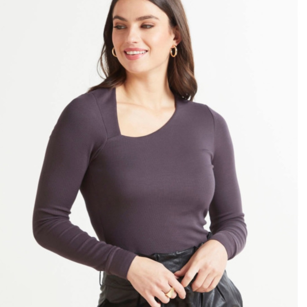LA Made Asymmetrical Rib Top Size Small